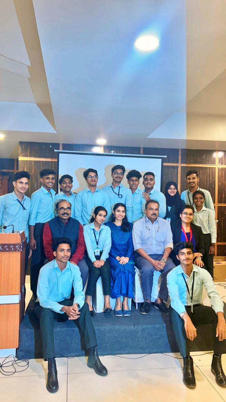 Table etiquette session and industrial talk conducted in  Joy's Palace Hotel, Thrissur.